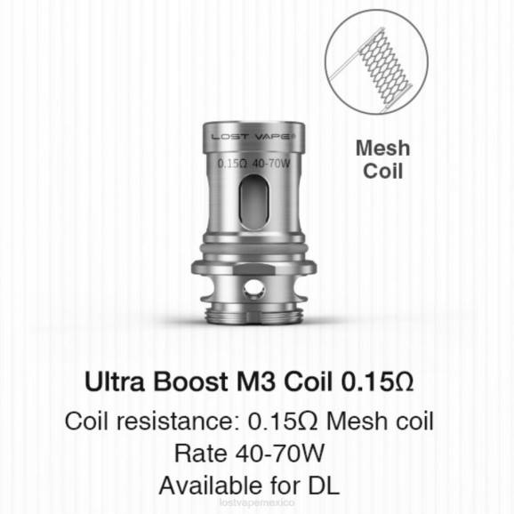 m3 v2 0,15 ohmios - Lost Vape review - X60L348 Lost Vape Ultra bobinas de impulso (paquete de 5)