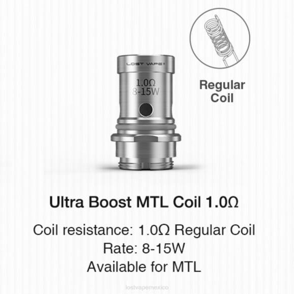 mtl v2 1.ohm - Lost Vape contact México - X60L350 Lost Vape Ultra bobinas de impulso (paquete de 5)