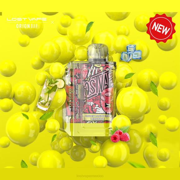limonada de frambuesa congelada - Lost Vape precio México - X60L92 Lost Vape Orion barra desechable | 7500 bocanadas | 18ml | 50 mg