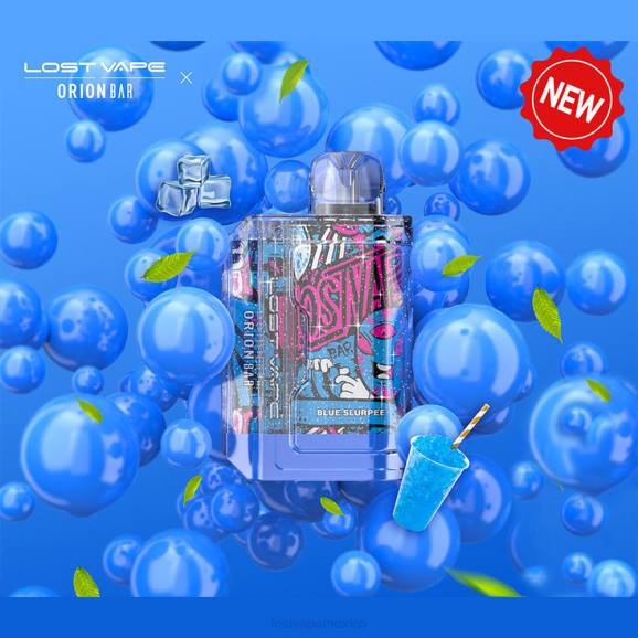 sorbete azul - Lost Vape review - X60L88 Lost Vape Orion barra desechable | 7500 bocanadas | 18ml | 50 mg