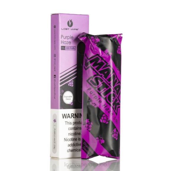 neblina púrpura 5% - Lost Vape disposable - X60L527 Lost Vape Mana palo desechable | 300 bocanadas | 1,2 ml